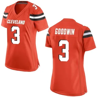 Marquise Goodwin Cleveland Browns Women's Game Alternate Nike Jersey - Orange