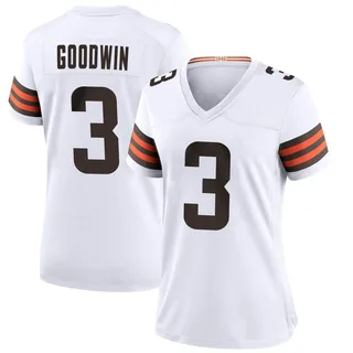 Marquise Goodwin Cleveland Browns Women's Game Nike Jersey - White
