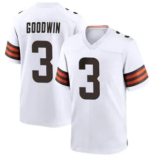 Marquise Goodwin Cleveland Browns Youth Game Nike Jersey - White