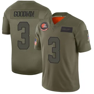Marquise Goodwin Cleveland Browns Youth Limited 2019 Salute to Service Nike Jersey - Camo