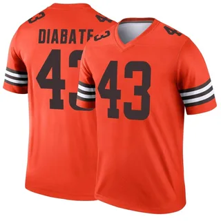 Mohamoud Diabate Cleveland Browns Youth Legend Inverted Nike Jersey - Orange
