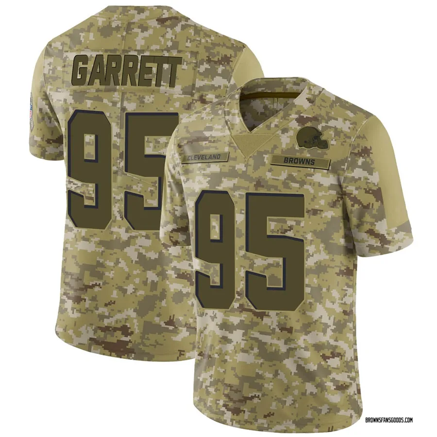 Myles garrett salute deals to service jersey
