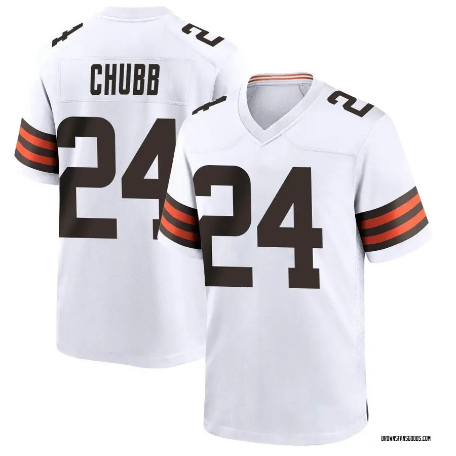 Nick Chubb Cleveland Browns Men's Game Jersey - White