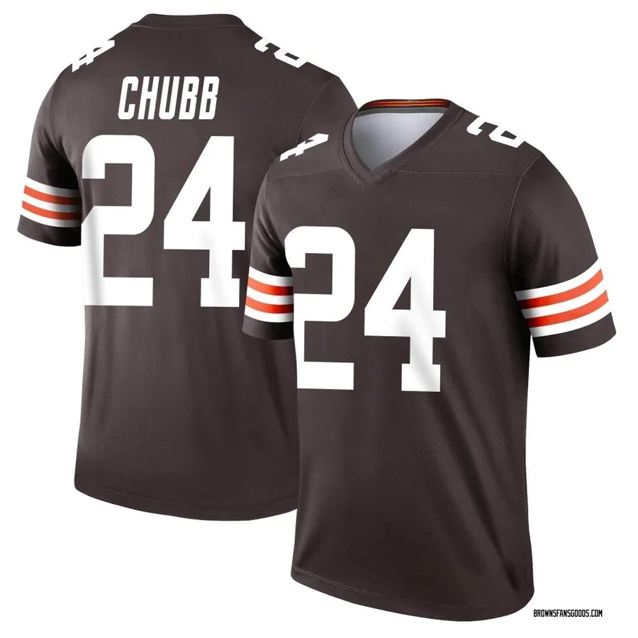 nick chubb browns youth jersey