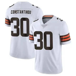 Nik Constantinou Cleveland Browns Men's Limited Vapor Untouchable Nike Jersey - White