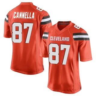 Sal Cannella Cleveland Browns Youth Game Alternate Jersey - Orange
