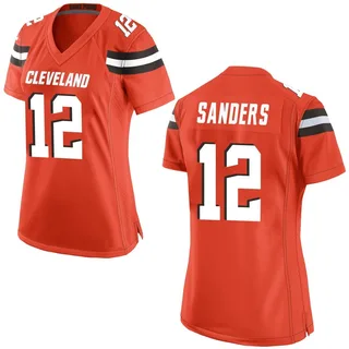 Shedeur Sanders Cleveland Browns Women's Game Alternate Nike Jersey - Orange