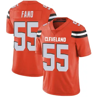 Spencer Fano Cleveland Browns Youth Limited Alternate Vapor Untouchable Nike Jersey - Orange