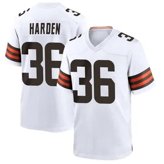 T.J. Harden Cleveland Browns Men's Game Nike Jersey - White