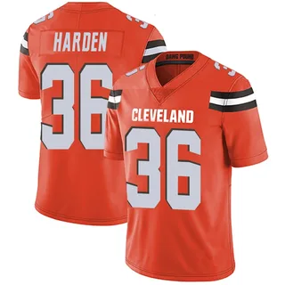 T.J. Harden Cleveland Browns Youth Limited Alternate Vapor Untouchable Nike Jersey - Orange