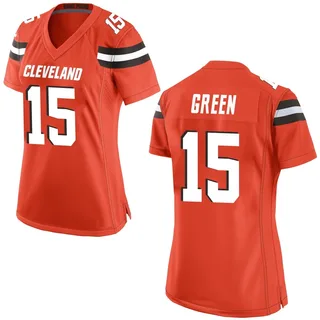 Taylen Green Cleveland Browns Women's Game Alternate Nike Jersey - Orange