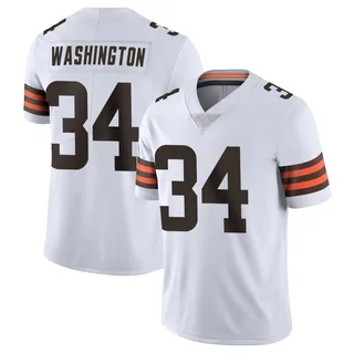 Zion Washington Cleveland Browns Men's Limited Vapor Untouchable Nike Jersey - White