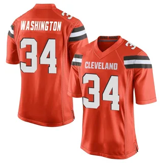 Zion Washington Cleveland Browns Youth Game Alternate Nike Jersey - Orange