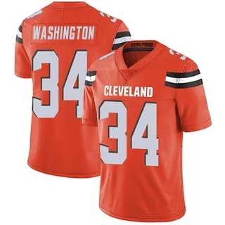Zion Washington Cleveland Browns Youth Limited Alternate Vapor Untouchable Nike Jersey - Orange